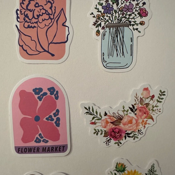 Floral Sticker Set - Multicolor - Picture 3 of 3